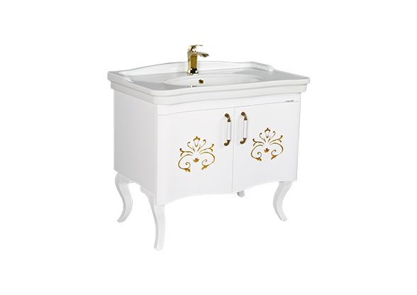 Antik Desenli 100cm Beyaz