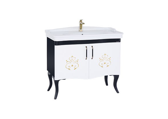 Antik Desenli 100cm Siyah