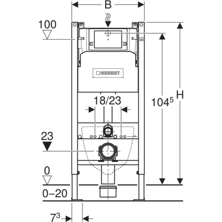 Geberit iCon Lavabo görsel 2